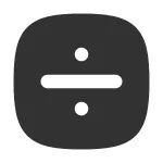 Divide Square SVG Icon